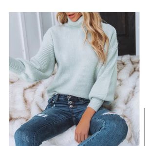 Vici Sage turtleneck